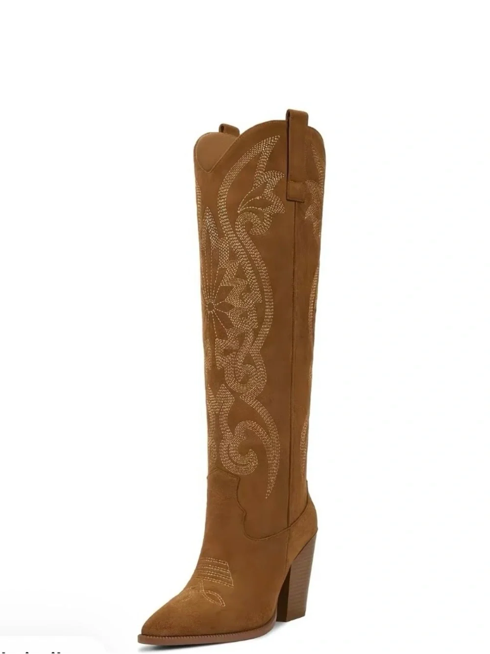 Women’s Tall Brown Suede Western Boot